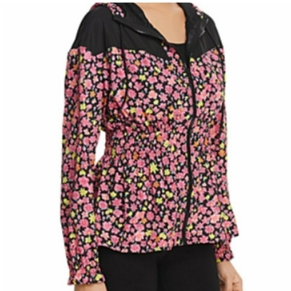 NWT Kate Spade Anorak Hooded Floral Jacket